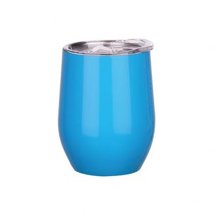 Powder Coat Anti-Slip Exterior Design Egg <b>Cup</b> Tumbler 12Oz <b>Reusable</b> Eco Friendly <b>Cup</b> Housewarming Gift Choice ASM09 - Product Image 6