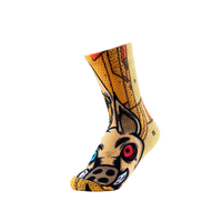 Chaussettes de basket-ball unisexes personnalisées 2026 avec impression 3D intégrale pour sublimation – Modèle vierge pour hommes
