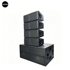 HDL 30A Dual 10 Inch 2 Way Active Line Array Sound Equipment Powered Speakers Music System Outdoor Speaker for Stage - Product Image 4