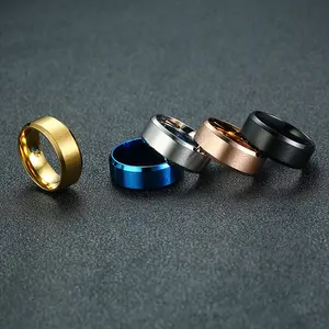 Mode Europa En Amerikaanse Stijl Ring Multi-Color Punk Ring Voor Mannen