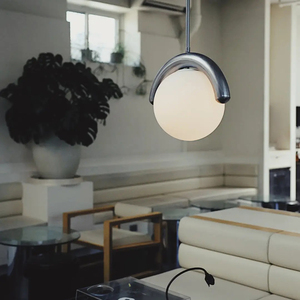 后现代轻奢吊灯餐厅灯黄铜玻璃线性岛灯创意艺术装饰莱诺克斯线性吊灯 - Product Image 2