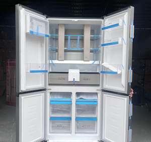 Refrigerador de Puerta Francesa No Frost de 730L, Nevera y Congelador Doméstico de 4 Puertas, Refrigerador Side-by-Side Silencioso con Puerta de Vidrio - Product Image 5