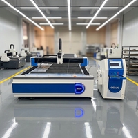 Mini machine de découpe laser à fibres CNC 3015 avec commande Cypcut et moteur servo Fuji pour la découpe de métaux, prend en charge les formats AI/BMP/PLT