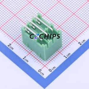 KF2EDGKRH-3.5-2*3P Plug-in Terminal Block Bent Lead Through Hole,P=3.5mm Board-to-Board / Socket - Closed 2x3P 3.5mm Green - Product Image 2