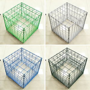 Panneau de cage à lapins en treillis soudé revêtu de PVC, calibre 21, galvanisé argenté, pour enclos d'animaux de <span class=keywords><strong>petite</strong></span> taille - Product Image 4