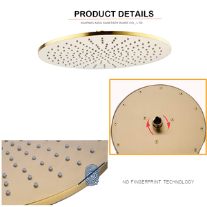 مجموعة خلاط دش نحاسي يعلق على الحائط - Product Image 2