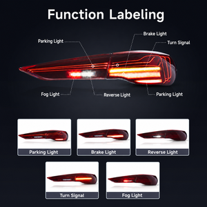 Luz Trasera LED Ahumada con Tinte Té para <span class=keywords><strong>BMW</strong></span> M4 G82 2020 2021 2022 <span class=keywords><strong>2023</strong></span> 2024 2025 2026 con Señal de Giro Secuencial Ámbar - Product Image 2