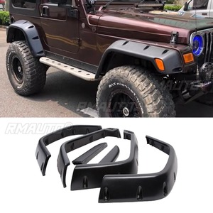 Para Jeep Wrangler TJ: Molduras de guardabarros, kit de carrocería para el arco de la rueda, extensión de guardabarros, pieza exterior - Product Image 2