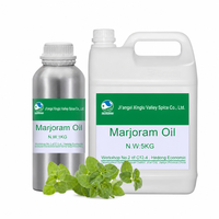 Minyak Esensial Marjoram 100% Murni Kelas Terapi Bersertifikat Cosmos, Minyak Aromaterapi Mentah untuk Diffuser, Pijat, dan Mandi