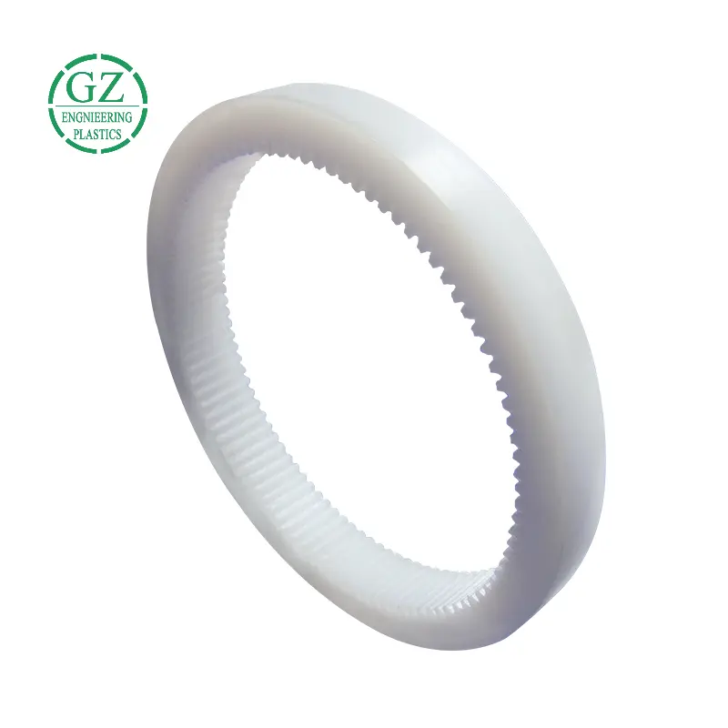 Kustom Cnc Industri Plastik Cincin Internal Gear dengan Inner Gigi dengan Internal Gear Produsen