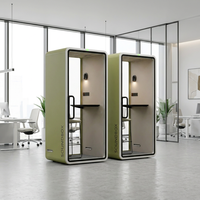Cabine Acoustique Haute Performance Insonorisée pour Appels Téléphoniques et Visioconférences – Solution d'Isolation Sonore Professionnelle