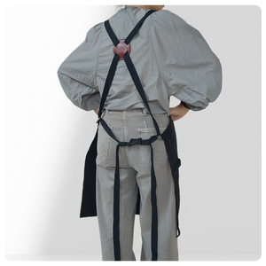Tablier <span class=keywords><strong>de</strong></span> <span class=keywords><strong>cuisine</strong></span> sans manches en toile, anti-taches, réutilisable, design tendance avec impression <span class=keywords><strong>de</strong></span> logo personnalisé pour le nettoyage - Product Image 6