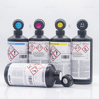 AGFA tinta cetak LED UV merah Magenta lembut untuk Toshiba Ricoh Epson Konica KM1024 KM1024a KM1024i Gen4 Gen5 gen6 508GS Printhead