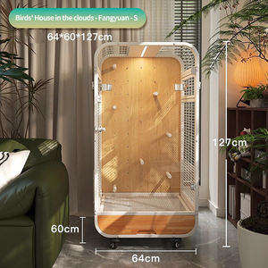 Jaula para pájaros grande doble para exteriores doble grande para mascotas, aviario de cacatúa y loro, divisor extraíble, jaula para cría de pájaros grandes a la venta - Product Image 1