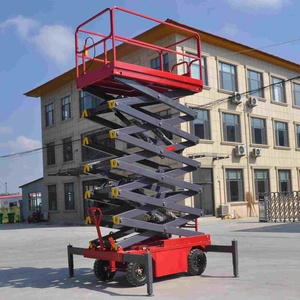 4 6 8 10 12 14 18m Tables élévatrices à ciseaux hydrauliques Élévateur de voiture de construction Capacité de charge de 1000kg Composants de noyau de pompe de condition neuve - Product Image 3