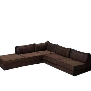 Muebles de Lujo para el Hogar, Muebles de Sala de Estar, Sofá de Estilo Vintage, Juego de Sofás Modulares para Sala de Estar, Sofá Seccional De Sede Pagoda Ds-19 - Product Image 1