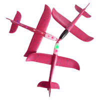 Avion en mousse à lancer à la main de grande taille pour l'extérieur avec logo personnalisé, 22 cm, 34 cm, 44 cm, 48 cm, 84 cm, avec lumière, sûr, écologique, en mousse EPP