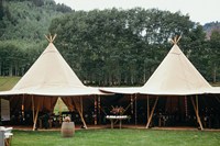 Grande tente de réception, mariage, hôtel, café, glamping, safari, tipi, camping en plein air, tente pyramide indienne imperméable