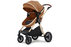 Passeggino 2-in-1 High View con Doppia Sospensione e Navicella Reversibile, Doppio Elemento di Supporto per Bambini 0-3 Anni, Originale - Product Image 6