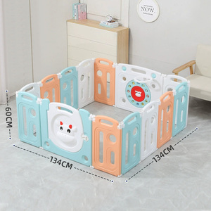 Gioco di recinzione portatile personalizzabile per bambini <span class=keywords><strong>e</strong></span> bambini gioco pieghevole usato box per neonati <span class=keywords><strong>e</strong></span> bambini in plastica per bambini - Product Image 4