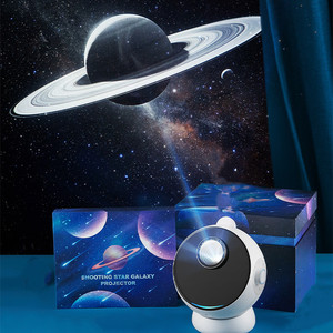 โปรเจคเตอร์ดาวกาแล็กซี่ไร้สาย LED สีขาวคุณภาพสูง ทันสมัย ฉายภาพ 3 มิติ คมชัดพิเศษ พร้อมลำโพงสเตอริโอ BT ในตัว - Product Image 1