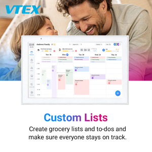 <span class=keywords><strong>Calendrier</strong></span> numérique intelligent Android 10,1 pouces Whale APP pour la gestion familiale, affichage quotidien, hebdomadaire, mensuel, planification des repas - Product Image 5