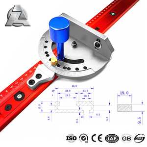 Kit de glissière d'angle pour <span class=keywords><strong>scie</strong></span> à <span class=keywords><strong>table</strong></span> de menuisier, outil de travail du bois, jauge d'onglet, kit de rail - Product Image 2