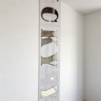 Letrero de Acero Inoxidable con Logotipo Personalizado, Acabado Espejo, Excelente Artesanía, Placa de Identificación Metálica para Interiores, Vestíbulo de Hotel, Marca de Pared