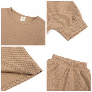 <span class=keywords><strong>Ropa</strong></span> de verano para niños y <span class=keywords><strong>niñas</strong></span>, camisetas de algodón y pantalones cortos, conjunto de dos piezas, 2022 - Product Image 2
