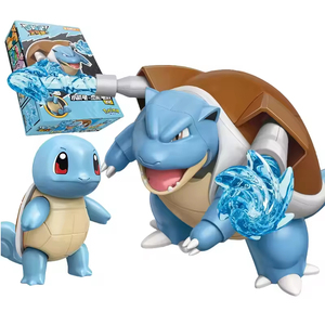 Jouet en briques Keeppley, ventes chaudes, figurines miniatures assemblées Sprigatito Fuecoco Eevee Quaxly, modèle de construction en briques, jouet pour enfant, cadeau - Product Image 1
