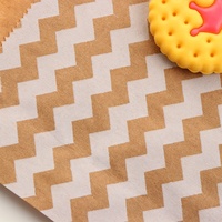 Pochette en papier Kraft multifonction Portable à impression personnalisée, sac à pois ondulés, petit emballage