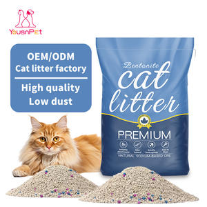 10+ Jahre Katzenstreu-Erfahrung Große Großhandelsrabatte Hochabsorbierend Stark Klumpend Bentonit-Katzenstreu Staubarm Geruchsneutral - Product Image 1