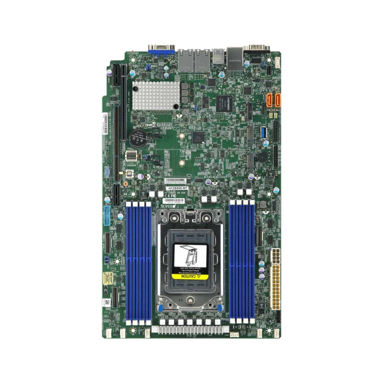 H12SSW-NT Motherboard, MBD-H12SSW-NT SoC SP3 AMD EPYC 7001/7002/7003 SP3 4094 SATA M.2 DDR4 IPMI