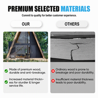 Triangular Timber Modular Glamping Lodge Market Popular Prefab Bungalow Direct Manufacturer for Eco Camping Sites