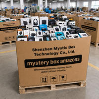 Boîte mystère électronique à faible MOQ, boîte surprise électronique, tablette, bague connectée, console de jeu, vente en gros, revente, stock disponible, livraison rapide