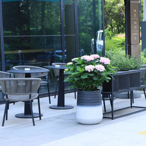 Leizisure, macetas duraderas de gama alta, macetas grandes de plástico para plantas al aire libre, macetas redondas altas cónicas con estilo Para Plantas - Product Image 2