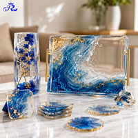Résine Époxy Transparente 2:1 pour Tables en Résine, Coulage, Bijoux, Artisanat, Résistante aux UV et Auto-Désémoussante
