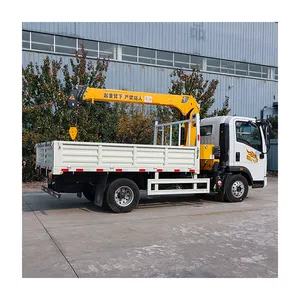 Vente en gros Camion-grue Sinotruk 4X8 et camion-grue à flèche télescopique hydraulique 8 tonnes