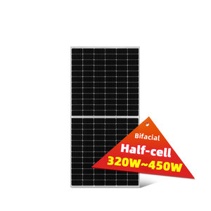 แผงโซลาร์เซลล์ Namkoo Black Solar 420W 435W 455W แบบสองหน้า 400 วัตต์ - Product Image 1