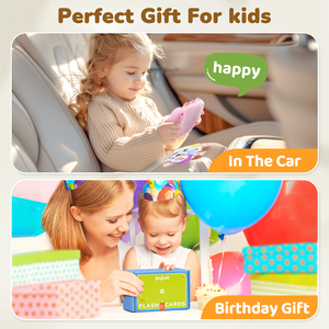 Joycat แฟลชการ์ดพูดใหม่454คำสำหรับภาษาต่างๆสำหรับเด็กของเล่นฝึกประสาทสัมผัสอ่านของเล่นเพื่อการศึกษามอนเตสซอรี่ - Product Image 6