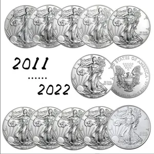 Nouvelle Arrivée Argent Plaqué Amérique Statue de la Liberté One Dollar U.S. Coin 2011-2023