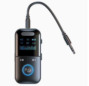 Pantalla LED compatible con tarjeta TF adaptador de Audio <span class=keywords><strong>MP3</strong></span> 4 en 1 portátil inalámbrico 3,5mm/35mm Aux Kit <span class=keywords><strong>Receptor</strong></span> GT69 <span class=keywords><strong>receptor</strong></span> - Product Image 3