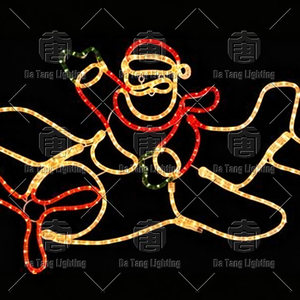 Décoration de Noël extérieure avec motif de Père Noël en LED 2D - Product Image 5
