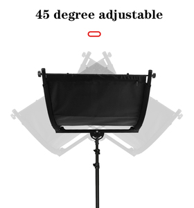 Réflecteur incurvé en forme de U de 60x180 cm avec support, réflecteur argenté, <span class=keywords><strong>noir</strong></span>, blanc, or, diffuseur, kit pliable - Product Image 2