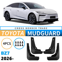 4 Pièces Bavettes Garde-boue pour Toyota BZ7 2026 2027 Accessoire EV SUV