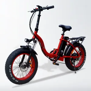 2020最具吸引力的20英寸36v 48v 250W 750w折叠脂肪轮胎电动自行车/ebike