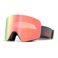 Masque de ski anti-buée sans monture avec protection UV pour hommes et femmes, idéal pour les sports d'hiver