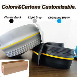 Bande d'étanchéité universelle pour bas <span class=keywords><strong>de</strong></span> <span class=keywords><strong>porte</strong></span> <span class=keywords><strong>de</strong></span> garage <span class=keywords><strong>de</strong></span> 20 pieds, bande <span class=keywords><strong>de</strong></span> protection contre les intempéries DIY - Product Image 3