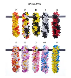 Festival Flower Headband KN-he009m Hula Party Floral Crown Hawaii Island Plumeria Haku Headpieces Hawaiian Decorative Garland