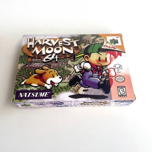 Harvest Moon 64 Box Thick Cardboard with Tray <b>Game</b> Cartridge Replacement Box for N64 - Product Image 4